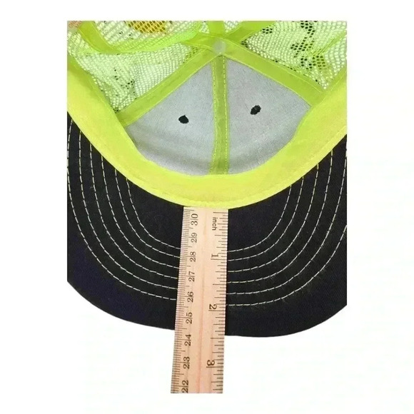 Cobra Snapchat Snapback Mesh Hat Cap Neon Green Yellow Black One Size - Picture 11 of 13